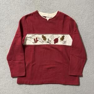 Vintage Bobbie Brooks Embroidered Shirt Size XL Women’s